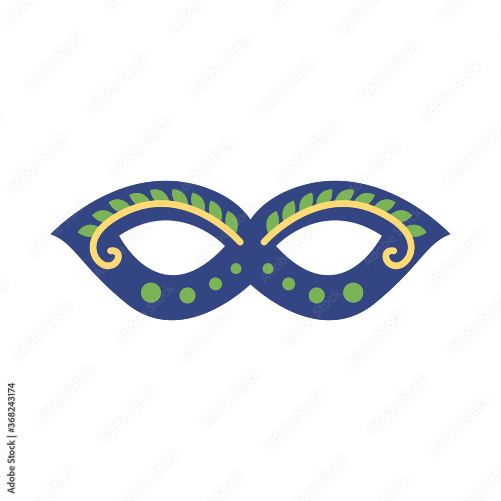 carnival mask flat style icon carnival mask flat style icon