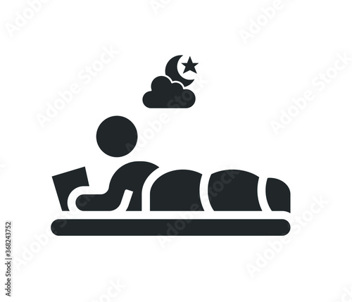 reading book at night icon