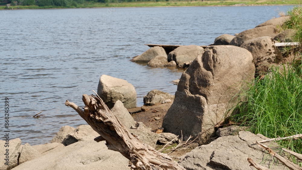 river stony Bank