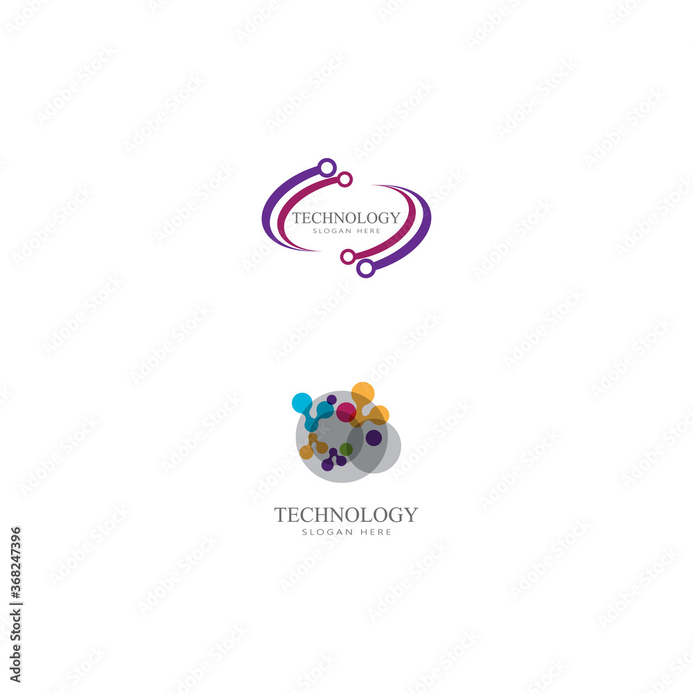 Obraz premium Technology, computer, data and innovation