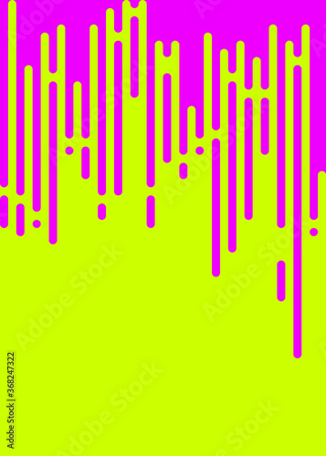 Lime Green color Abstract Rounded Color Lines halftone transition background illustration