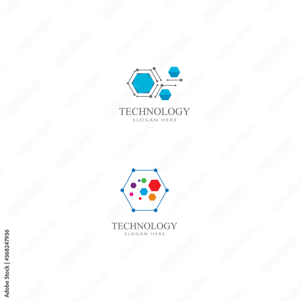 Obraz premium Technology, computer, data and innovation