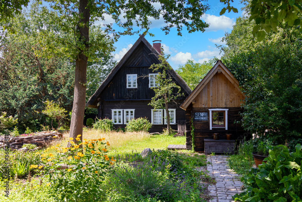 Traditionelles Holzhaus im Spreewald