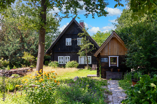 Traditionelles Holzhaus im Spreewald