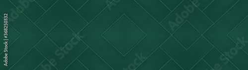 Dark green seamless abstract grunge pattern square rhombus diamond herringbone tiles texture background banner panorama long  © Corri Seizinger