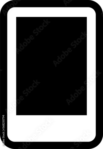 シンプルなスマホのピクトグラム