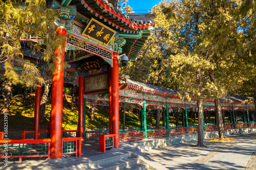 The Long Corridor is a covered walkway in the Summer Palace in Beijing First erected in the middle of the 18th century, it is famous for its length (728 m)