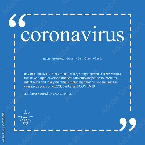 Coronavirus definition