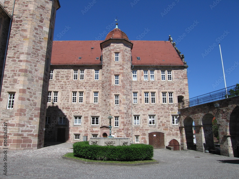 Landgrafenschloss Fachwerkstadt Eschwege in Hessen an der Werra