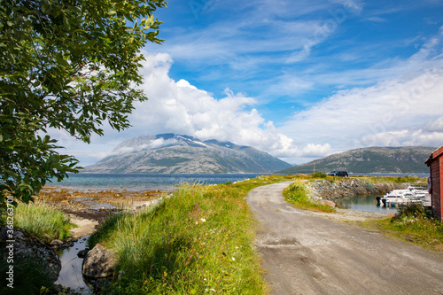 Summer colors in northern Norway photo