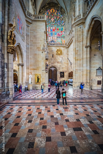 Cathedral of Saint Vitus in Prague, Czech Republic.