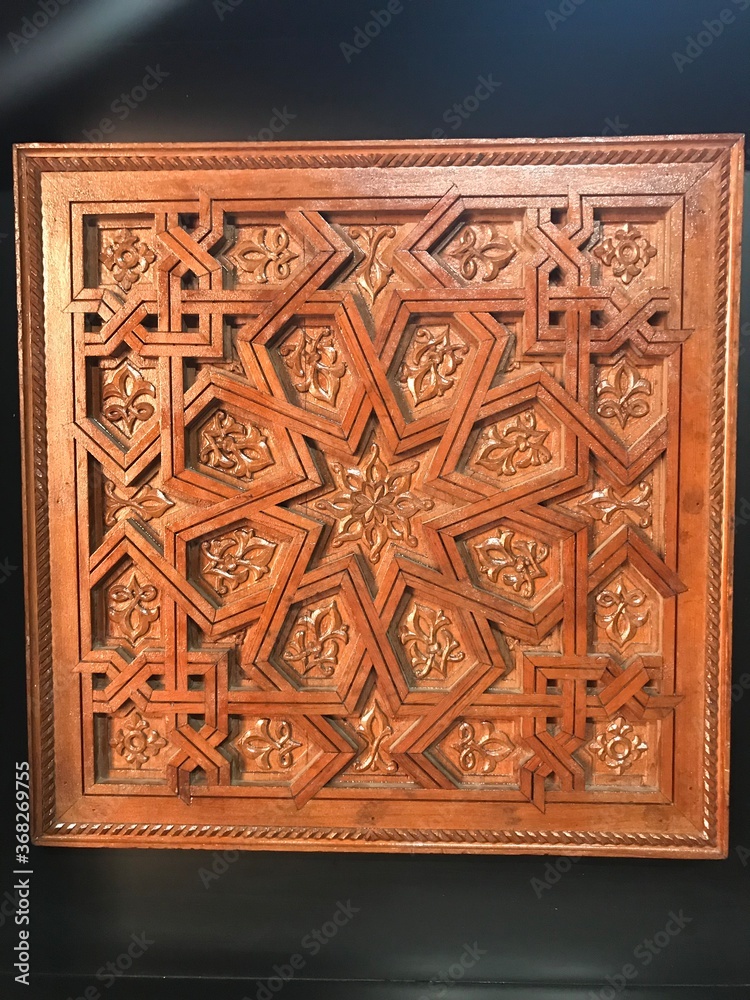 detail of traditional handicraft moroccan
