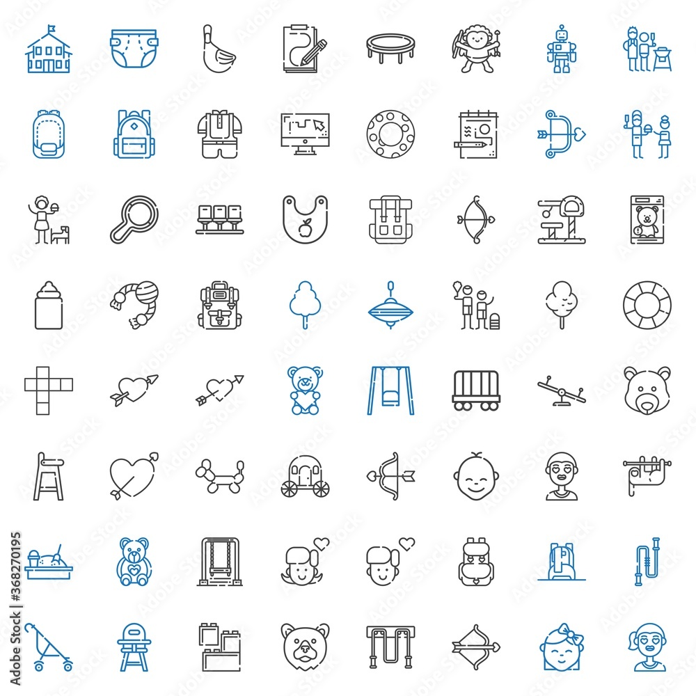 child icons set