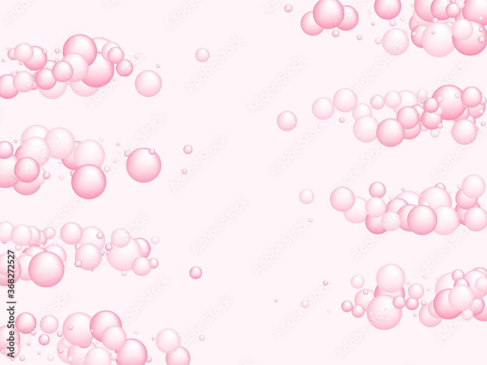 Water and detergent soap foam bubbles illustration Water and detergent soap foam bubbles illustration