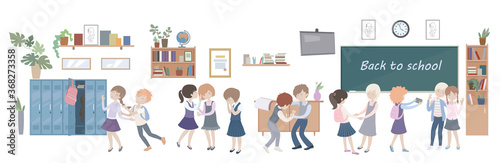 Children school behavior