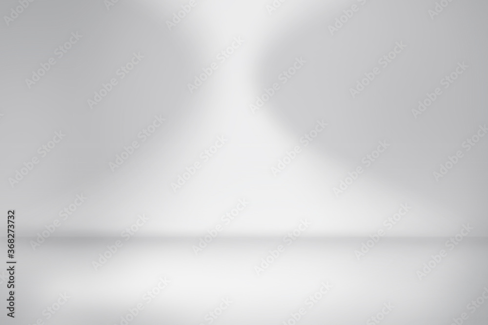 White and grey background. Abstract gray gradient studio backdrop ...