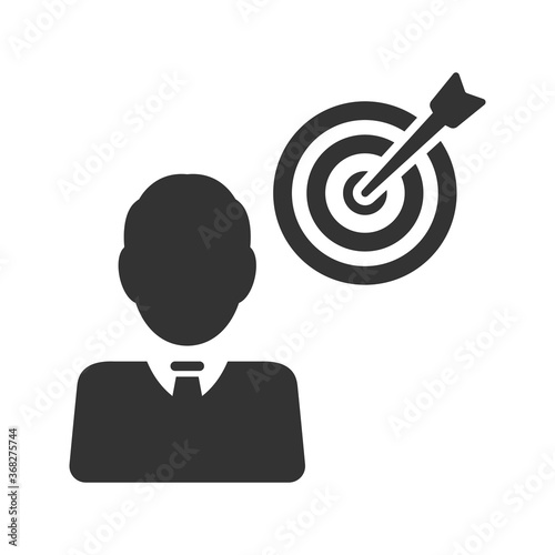 Business target icon