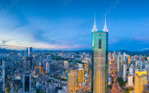 City Scenery of Shenzhen City, Guangdong Province, China