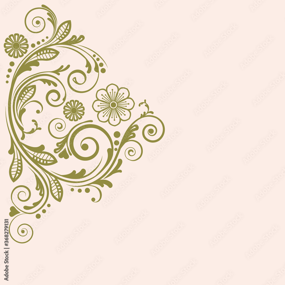 abstract floral decorative background for design abstract floral decorative background for design