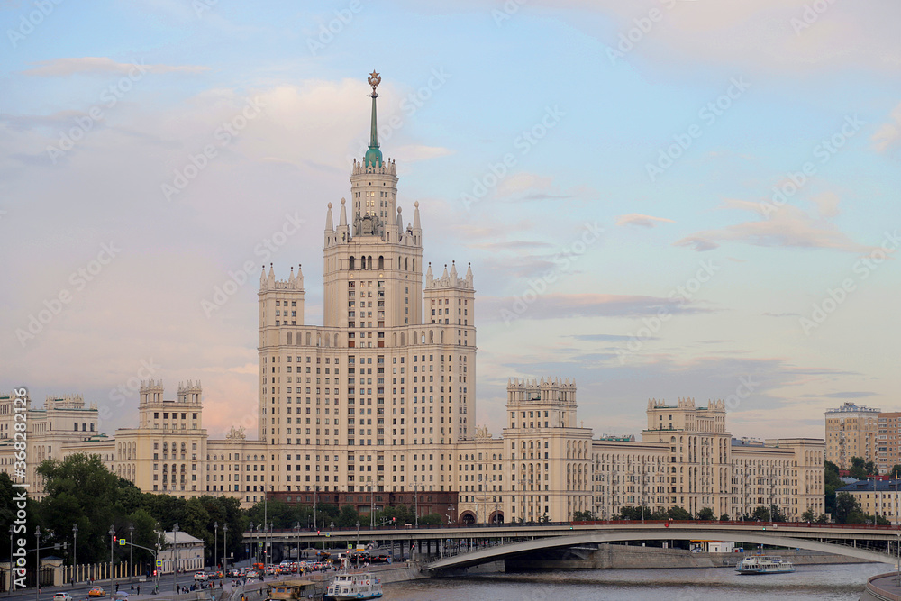 high building in Moscow during the USSR