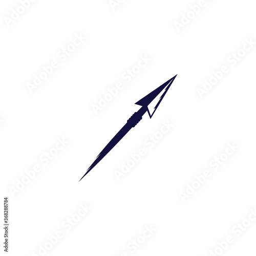 Canvas Print Spear logo vector