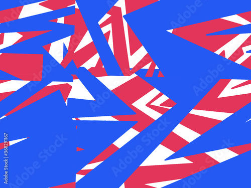 Seamless abstract doodle background pattern in bright summer positive colors. Hand-drawn abstract pattern with randomly arranged spots and dots and lines. Pencil and paint texture.
