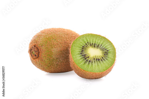 Kiwi on a white background