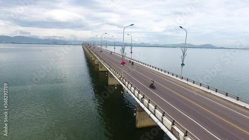 Wallpaper Mural bridge over the sea, flycam viet nam Torontodigital.ca