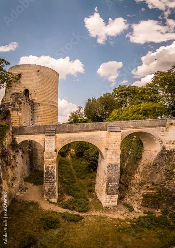 Castle of Chinon in France