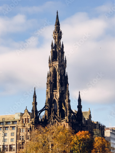 Famous landscapes of Edinburgh, Scotland, UK.