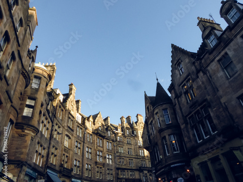 Famous landscapes of Edinburgh, Scotland, UK.