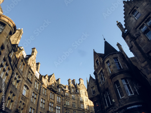 Famous landscapes of Edinburgh, Scotland, UK.