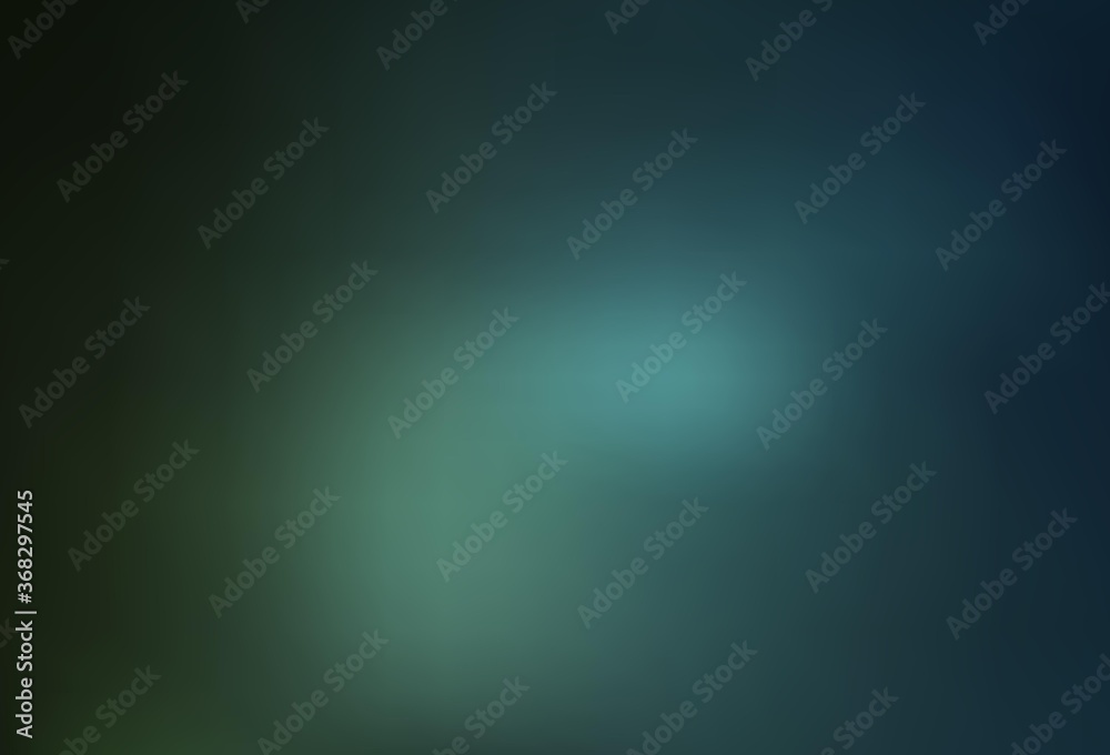 Light Blue, Green vector template with space stars.