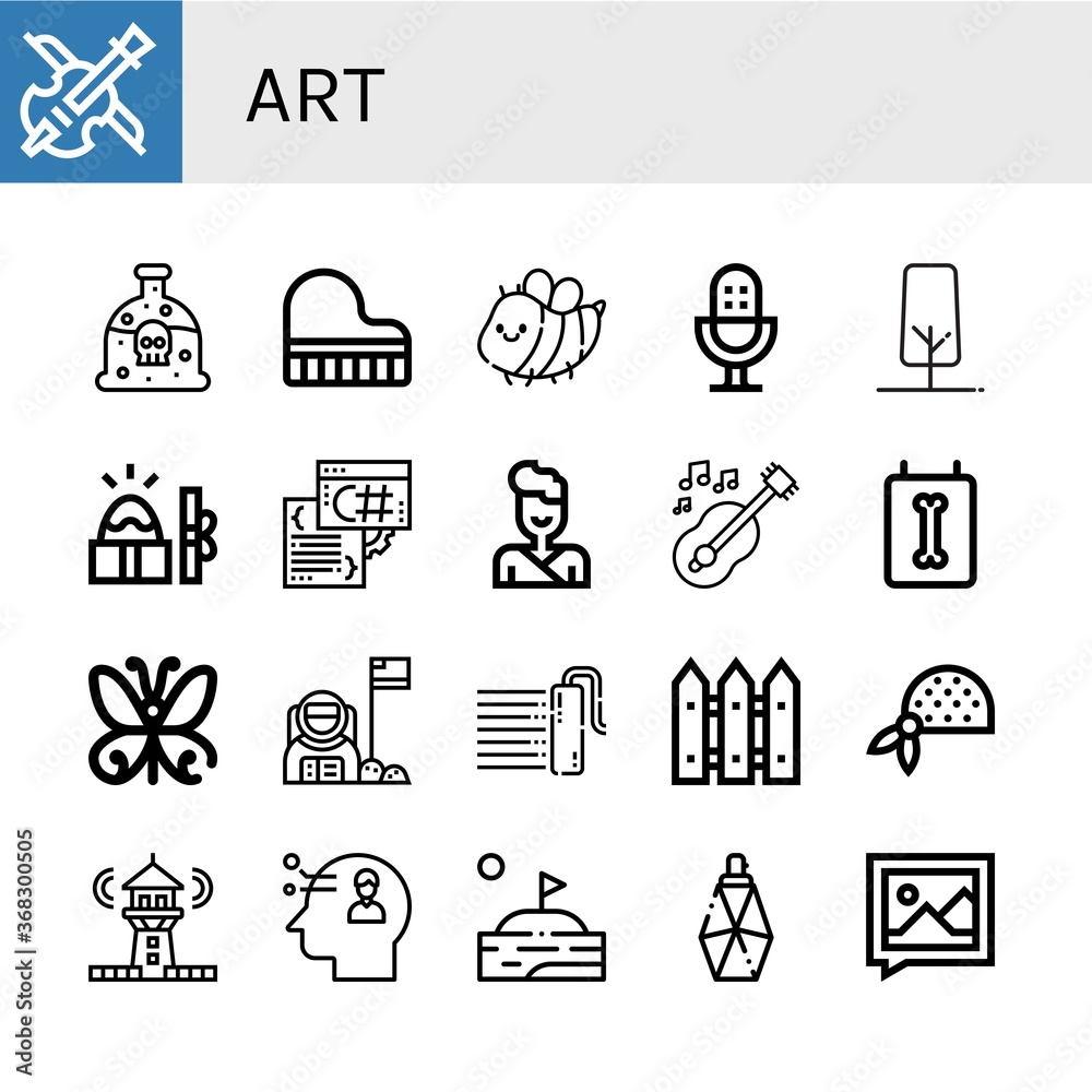 art icon set art icon set