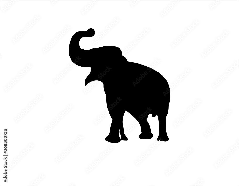 elephant wild animal mascot vector ilustration logo