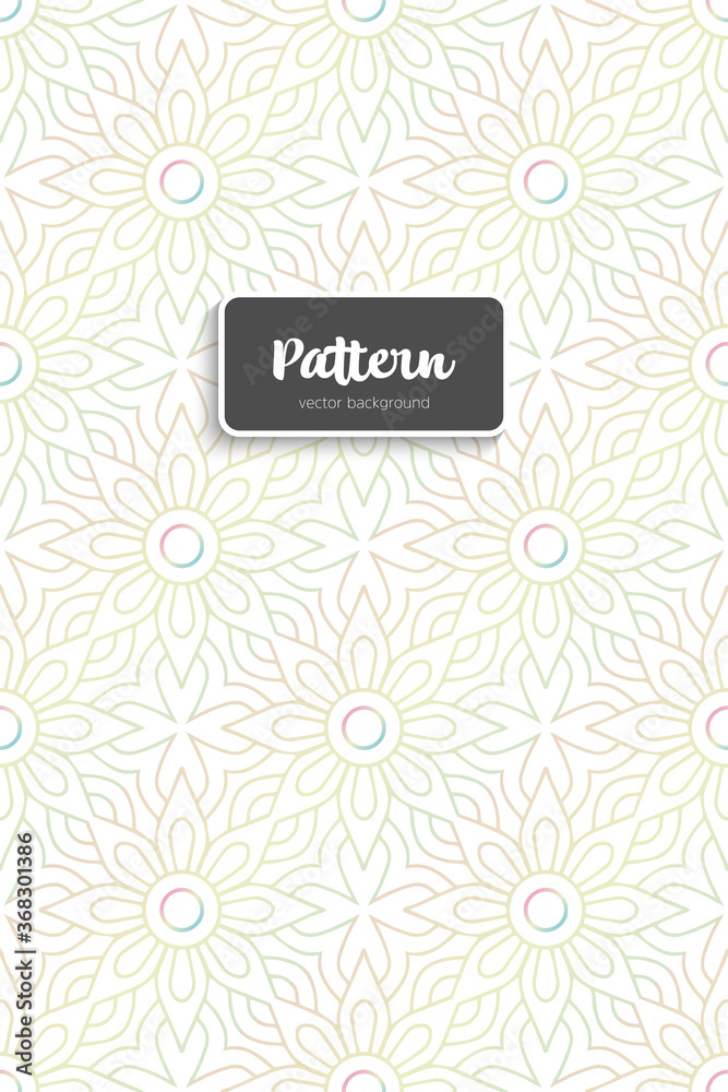 Ornate floral seamless texture, endless pattern Ornate floral seamless texture, endless pattern