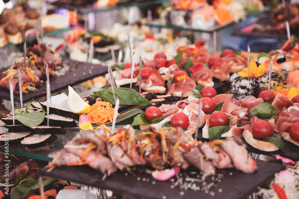 Buffet Brunch Food Eating Festive Cafe Dining Concept Buffet Brunch Food Eating Festive Cafe Dining Concept