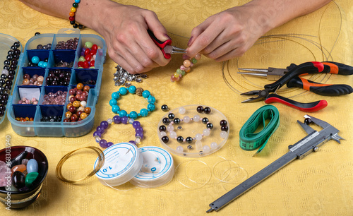 Fotografie, Obraz Jewelry making