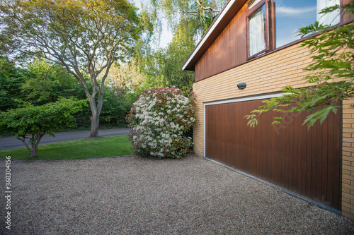 Home showcase exterior and driveway