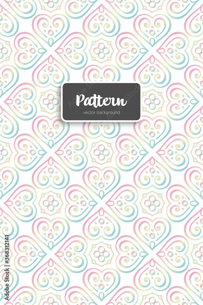 Ornate floral seamless texture, endless pattern Ornate floral seamless texture, endless pattern