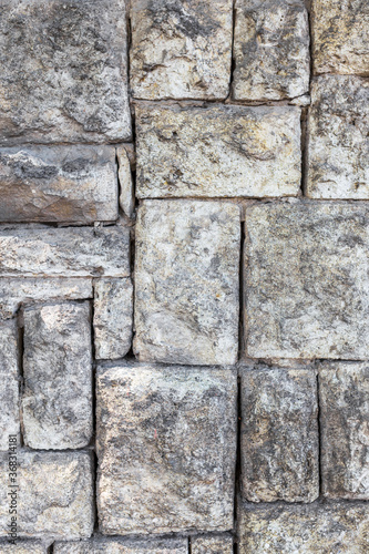Wall built of natural stone. Can be used as background. Great background or texture. © Elena