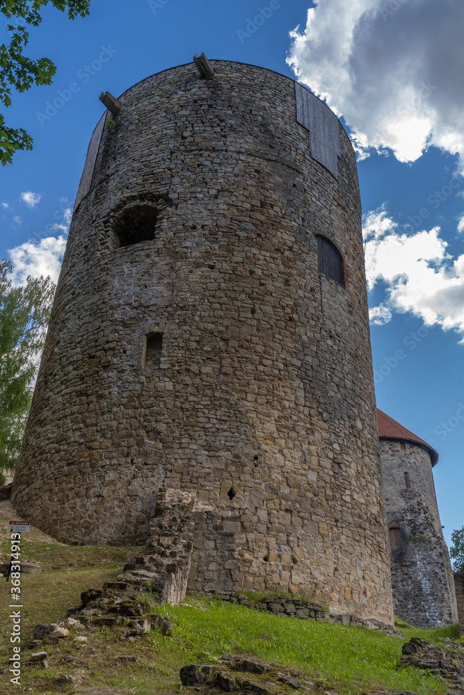 Cesis Castle, one of the most iconic medieval castles in Latvia. The foundations of the castle were laid 800 years ago by the Livonian Brothers of the Sword. Cesis Castle, one of the most iconic medieval castles in Latvia. The foundations of the castle were laid 800 years ago by the Livonian Brothers of the Sword.