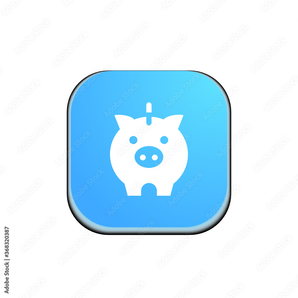Piggy-Bank - Button Piggy-Bank - Button