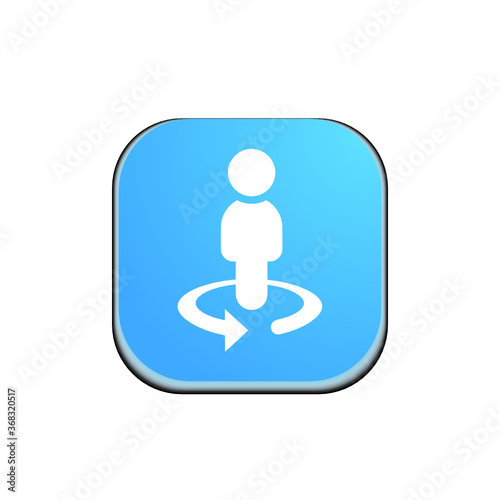Businessman Circle -  Button