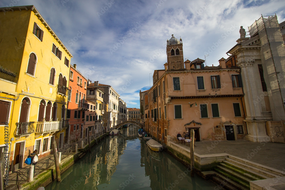 San Barnaba canal, Dorsoduro district, Venice