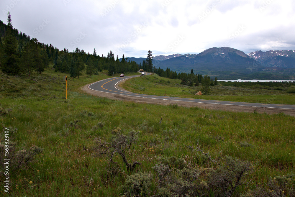 Colorado Mountain Landscape in July