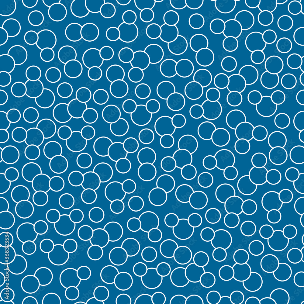 Molecular structure thin line style seamless vector pattern Molecular structure thin line style seamless vector pattern