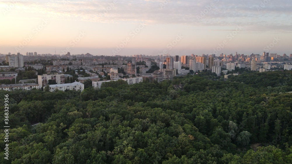 panorama of the city of Kyiv