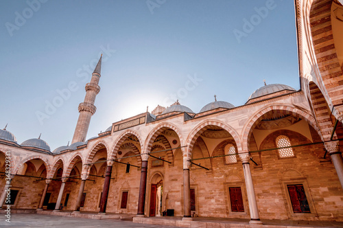 Suleymaniye Mosque, located on the Third Hill of Istanbul
