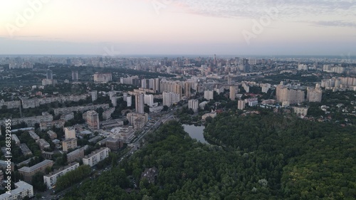 panoramic view of the city of Kiev